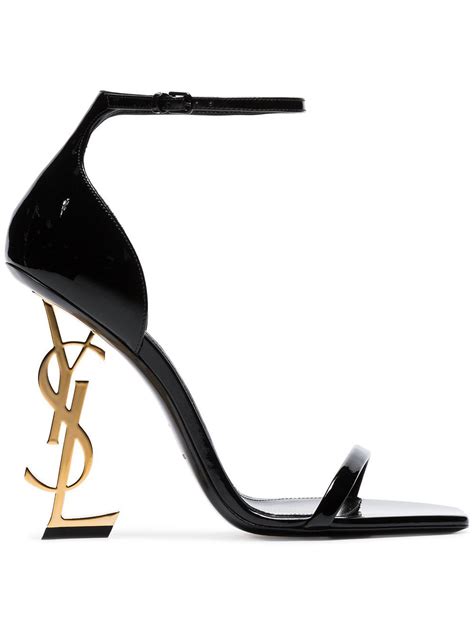 ysl high heels black.